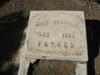 Boucher,   John gravesite