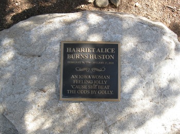 Huston,   Harriet Alice gravesite