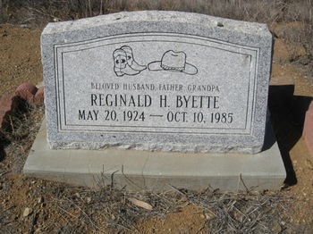 Byette,   Reginald Hartland gravesite