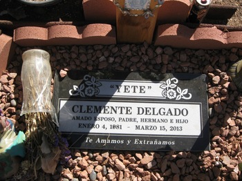 Delgado,   Clemente ('Yete') gravesite