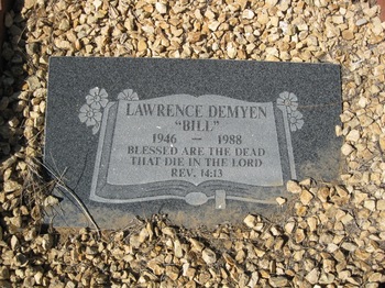 Demyen,   Lawrence gravesite