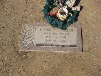 Freeman,   Milton Wayne gravesite