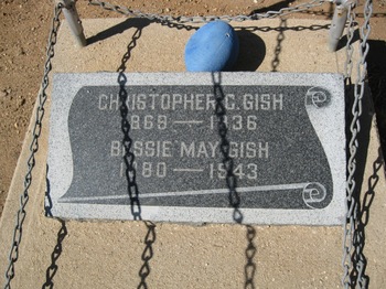 Gish, Bessie May gravesite