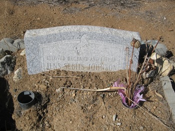 Johnson,   Jens Sebits gravesite