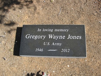 Jones,   Gregory Wayne gravesite