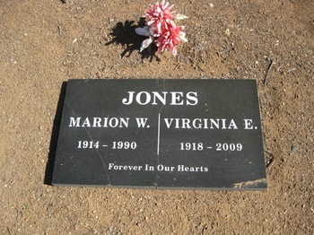 Jones,   Marion Willard gravesite
