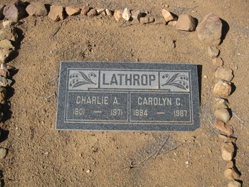 Lathrop,   Charlie A. gravesite