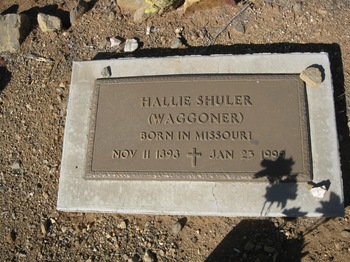 Shuler,   Hallie gravesite