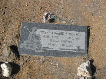 Simonson,   Wayne Edward gravesite