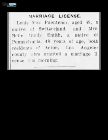 Smith - Puentener,   Mary Isabelle ('Belle') document