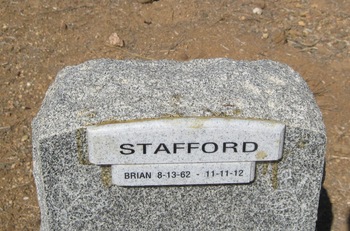 Stafford,   Brian gravesite
