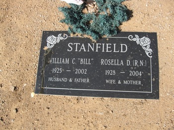 Stanfield,   William Carl (''Bill or Scrapper'') gravesite