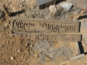 Thompson,   Virgil Denley ('Rusty') gravesite