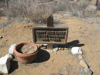Thrasher, Betty Jane gravesite