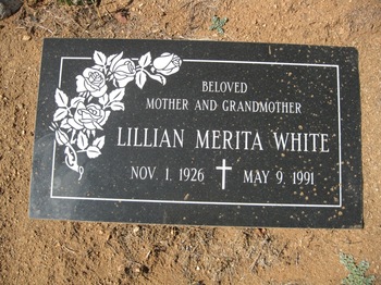 White,   Lillian Merita gravesite