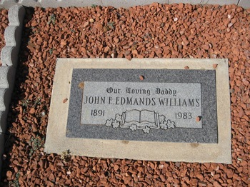 Williams,   John Earl Edmands gravesite
