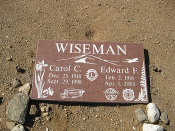 Wiseman,   Carol C. gravesite