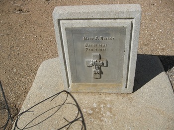 Bailey,   Mary A. gravesite