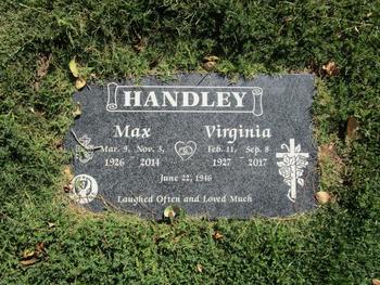Handley,   Virginia Ellen gravesite