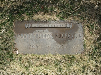 Hooper, Jr.  Neal Daniel ('Buddy') gravesite