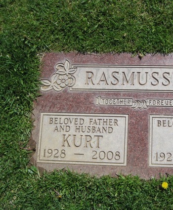 Rasmussen,   Kurt gravesite