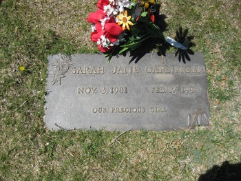 Caplinger,   Sarah Jane gravesite
