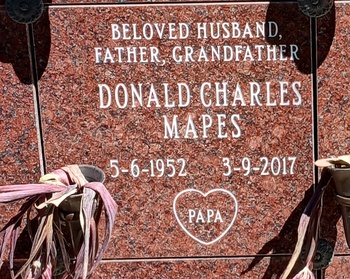 Mapes,   Donald Charles gravesite