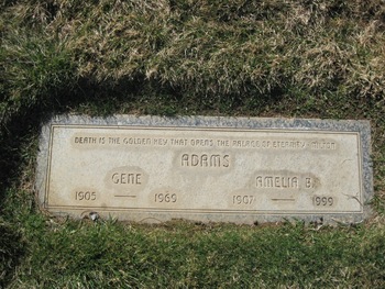 Adams, Amelia B. gravesite