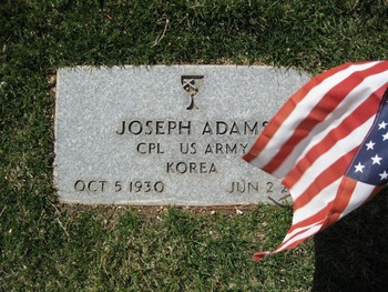 Adams, Joseph gravesite