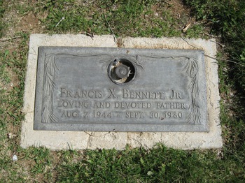 Bennett, Jr.  Francis Xavior gravesite