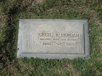 Bergan,   Cecil Beatrice gravesite