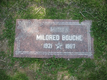 Bouche,   Mildred gravesite
