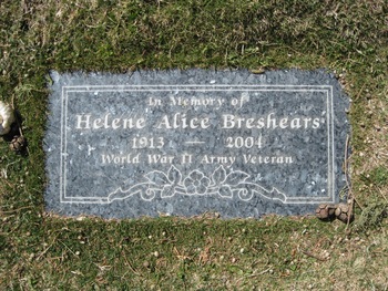 Breshears,   Helene Alice gravesite