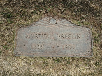 Breslin,   Myrtie Louise gravesite