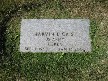 Crist,   Marvin Eugene gravesite