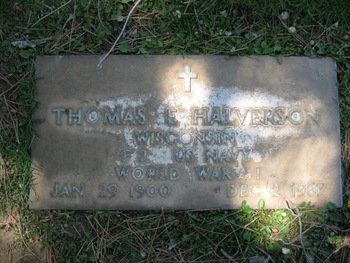 Halverson,   Thomas E. gravesite