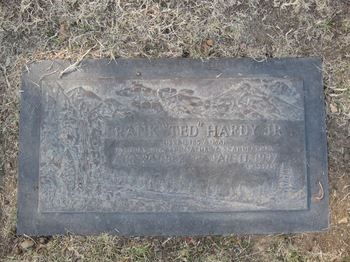 Hardy, Jr.  Frank Theodore ('Ted') gravesite