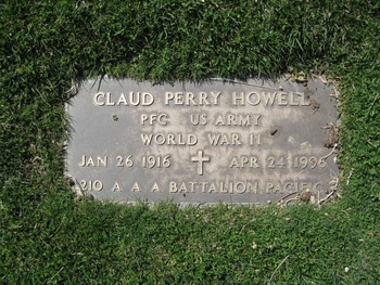 Howell,   Claud Perry gravesite