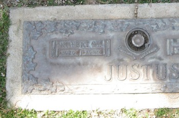 Justus,   Rubert Mairiam gravesite