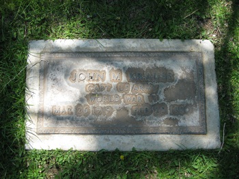 Krauss,   John Martin ('Jack') gravesite