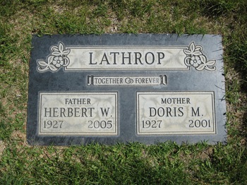 Lathrop,   Herbert Warren gravesite