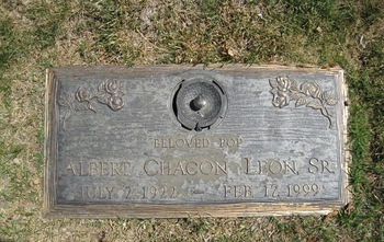 Leon,   Albert Chacon gravesite
