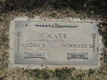 Mays,   Nonnahe Elizabeth gravesite