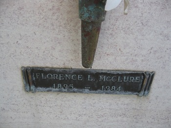 McClure,   Florence L. gravesite