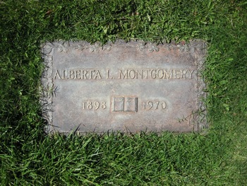 Montgomery,   Alberta L. gravesite