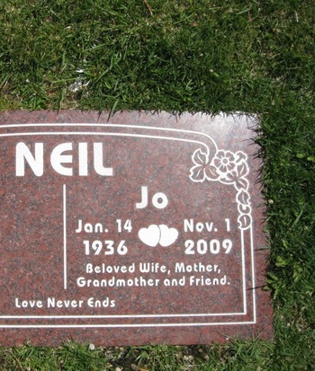 Neil,   Josephine gravesite