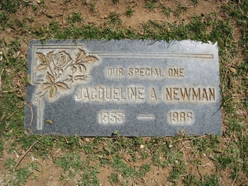 Newman,   Jacquelyn Adele gravesite