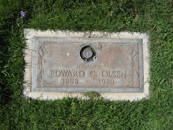 Olsen,   Edward Christian gravesite