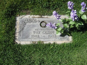 Olsen,   Fay Melvina gravesite