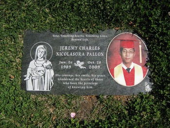 Pallon,   Jeremy Charles gravesite